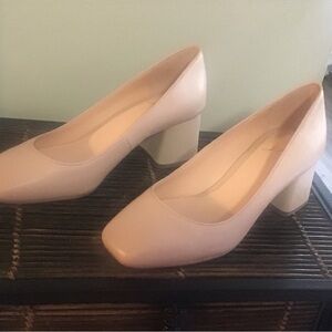 J. Crew Pink Block Heel Pumps Size 6.5